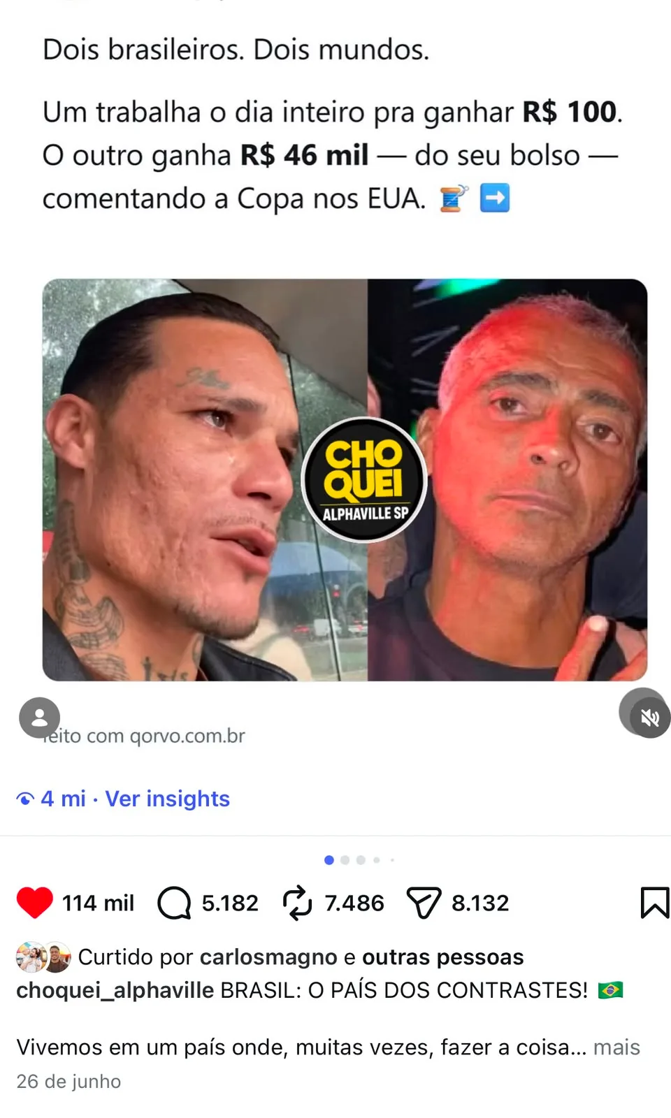 Carrossel feito no Qorvo que viralizou no Instagram — exemplo 6 de 11