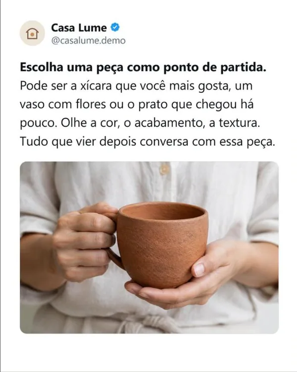 Carrossel no formato Tweet gerado na Qorvo